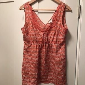 Banana Republic Sleeveless Top w/ Woven Detail